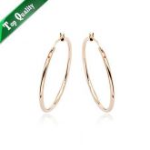 Brinco Argola Ouro Champagne 18k